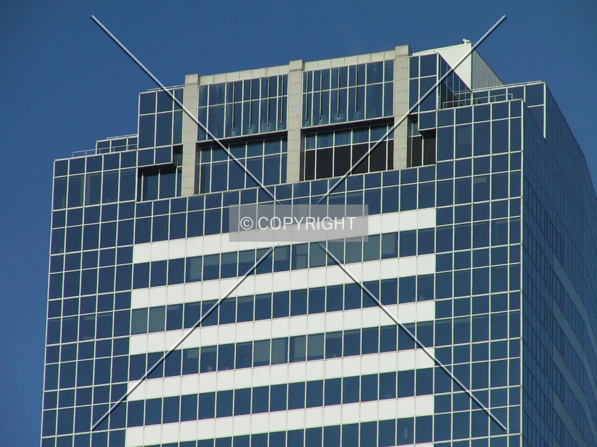 Top of the west facade
