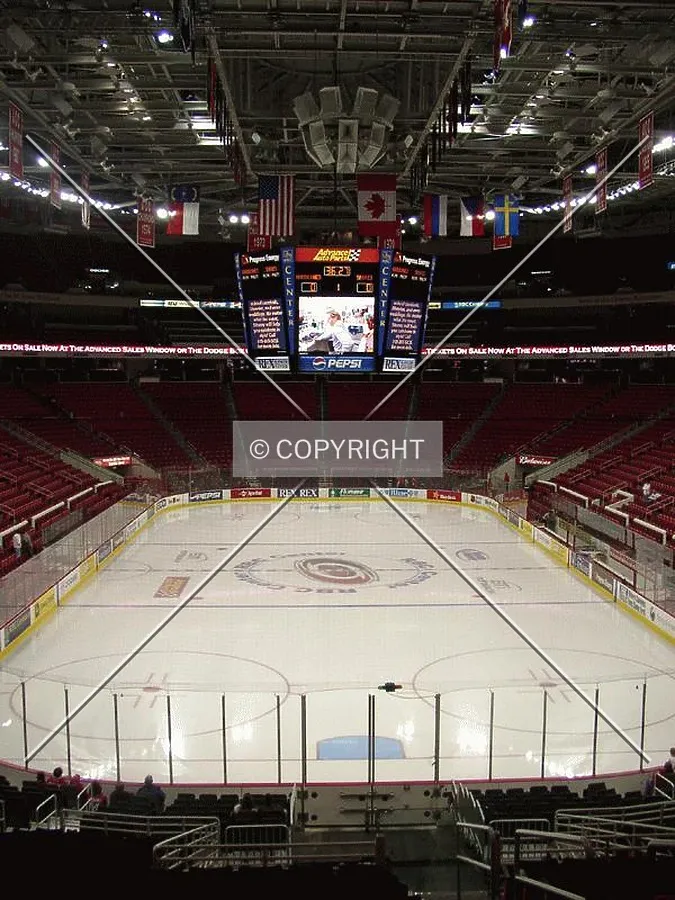 Interior view prior to a Hurricanes game