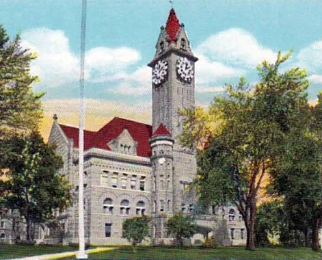 Vintage view from the southwest