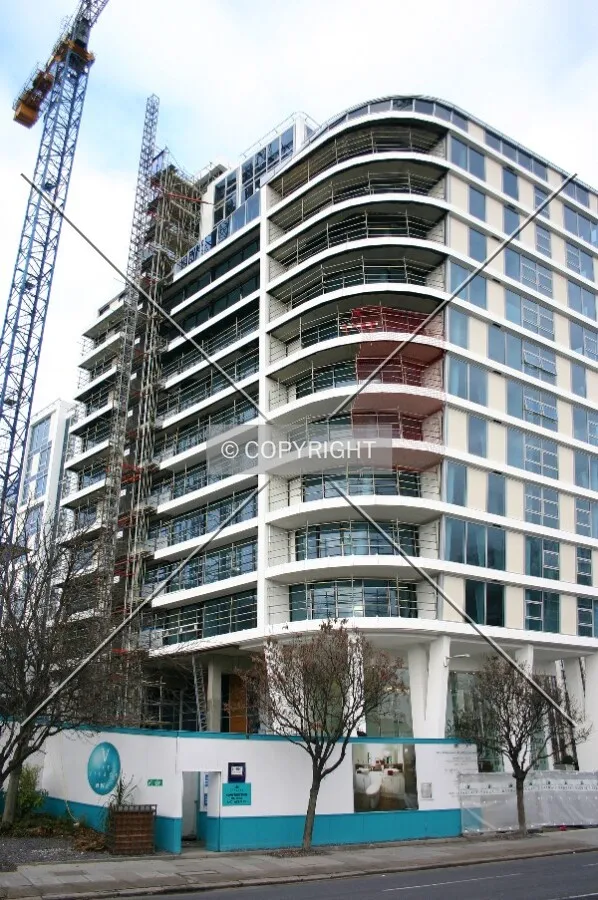 The southwest corner from Adelaide Road