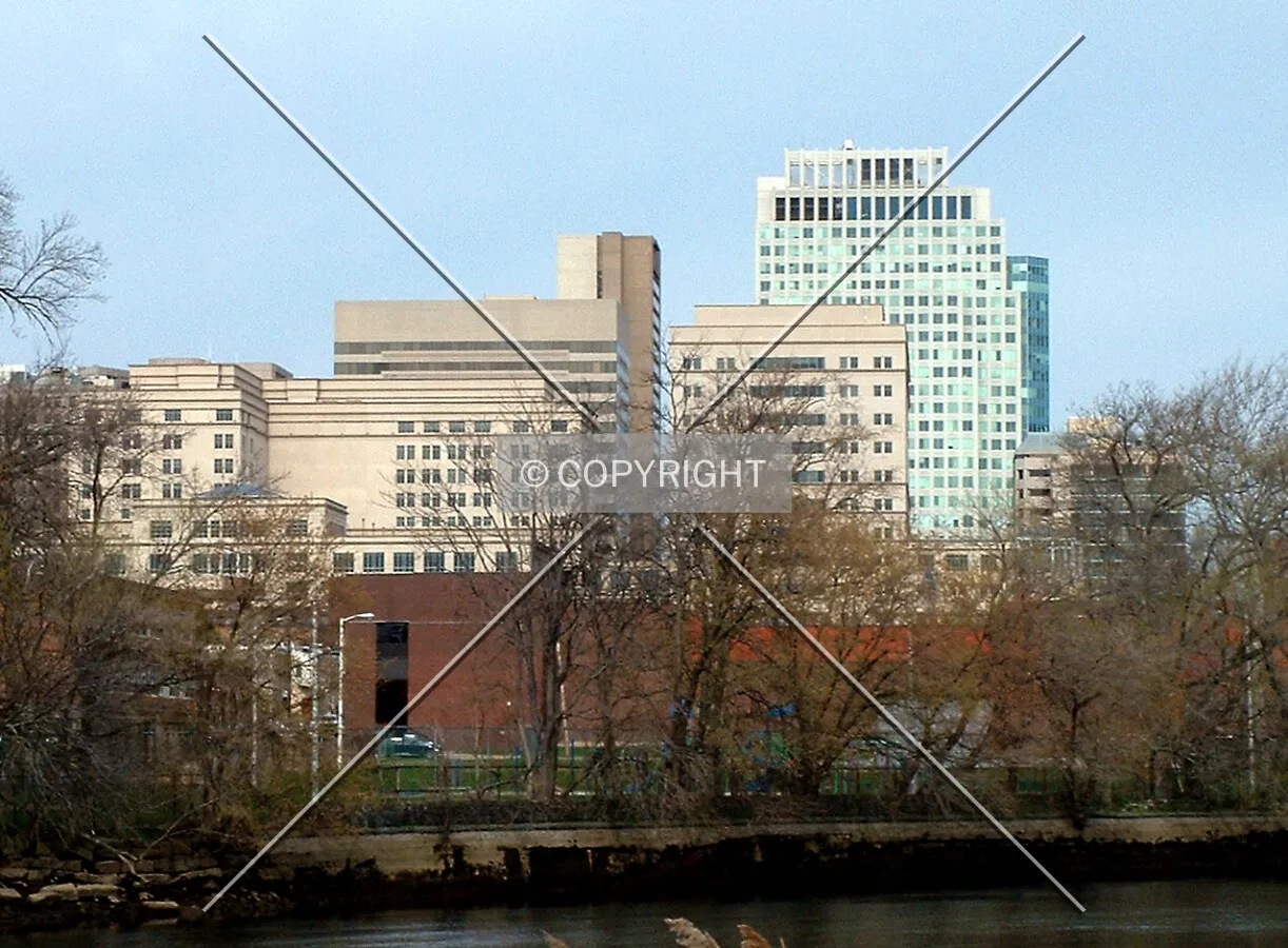 View northwest with the MBNA Headquarters, Wilmington Trust Building, Wilmington Tower, and Chase Centre