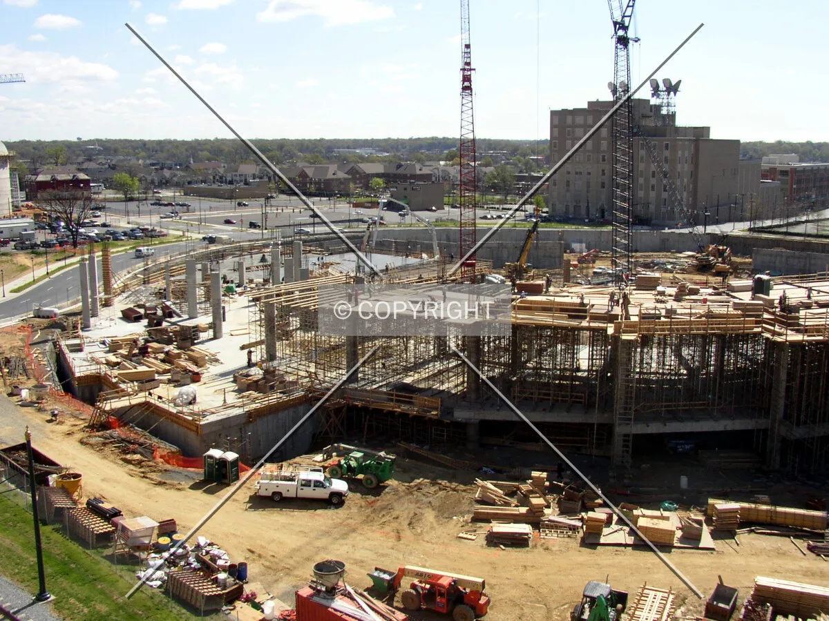 Looking northeast from atop the Bank of America garage