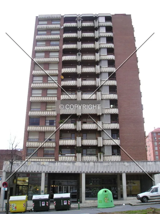 Front view of the building
