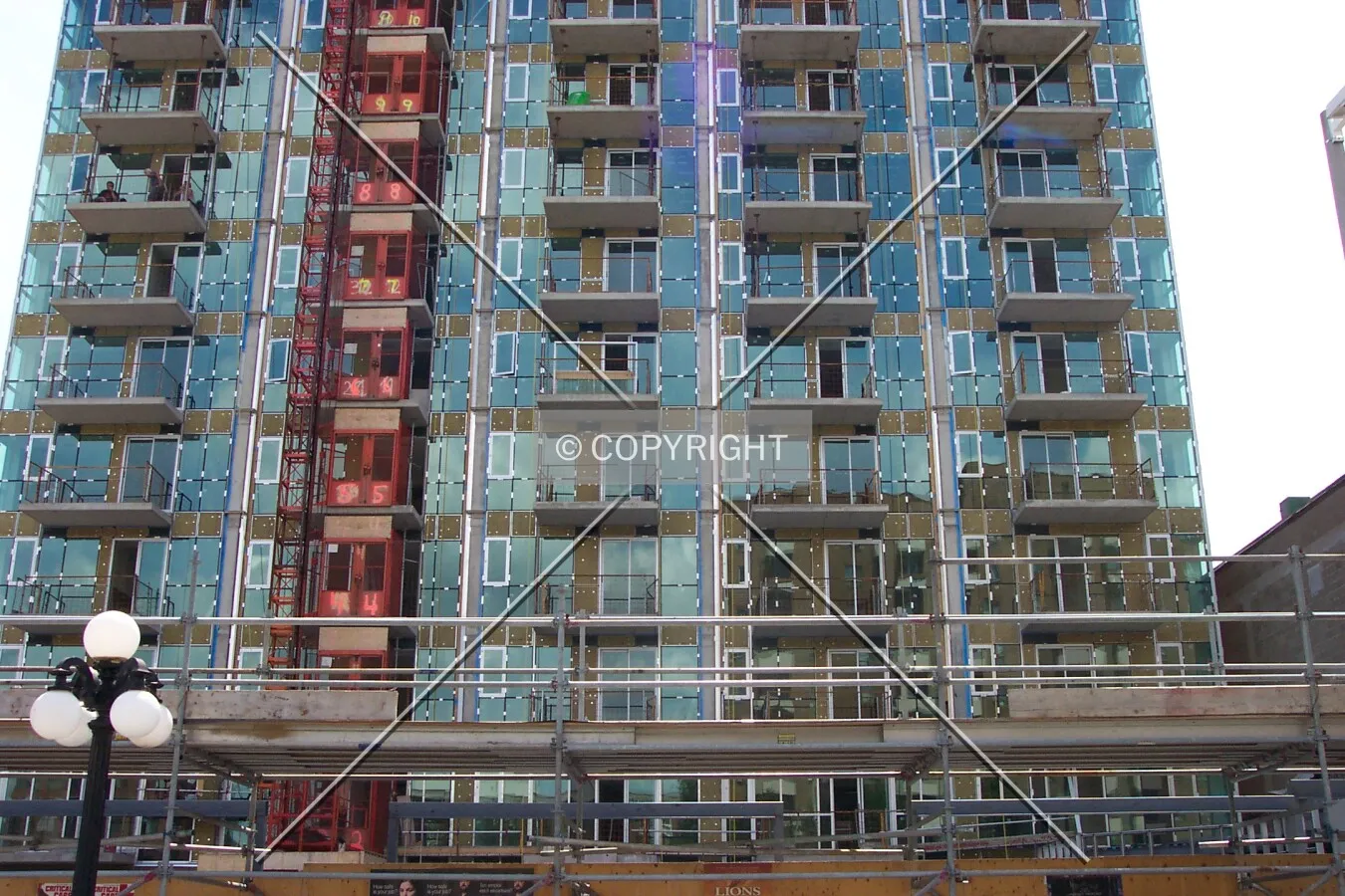 Glass exterior