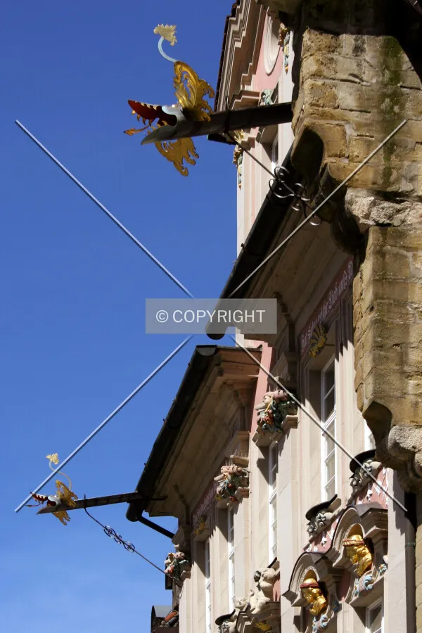 Rococo gargoyles on the south facade