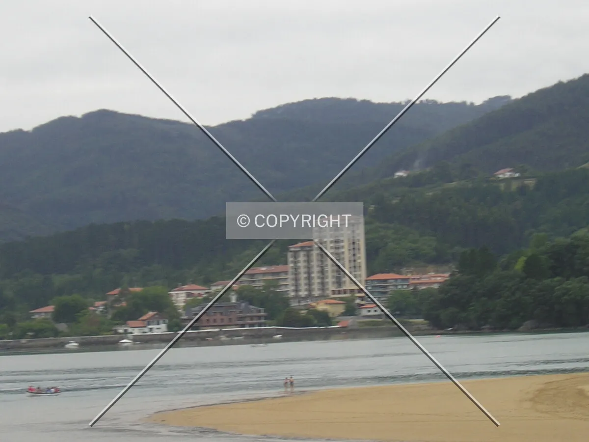 View from Laida beach in Ibarrangelu