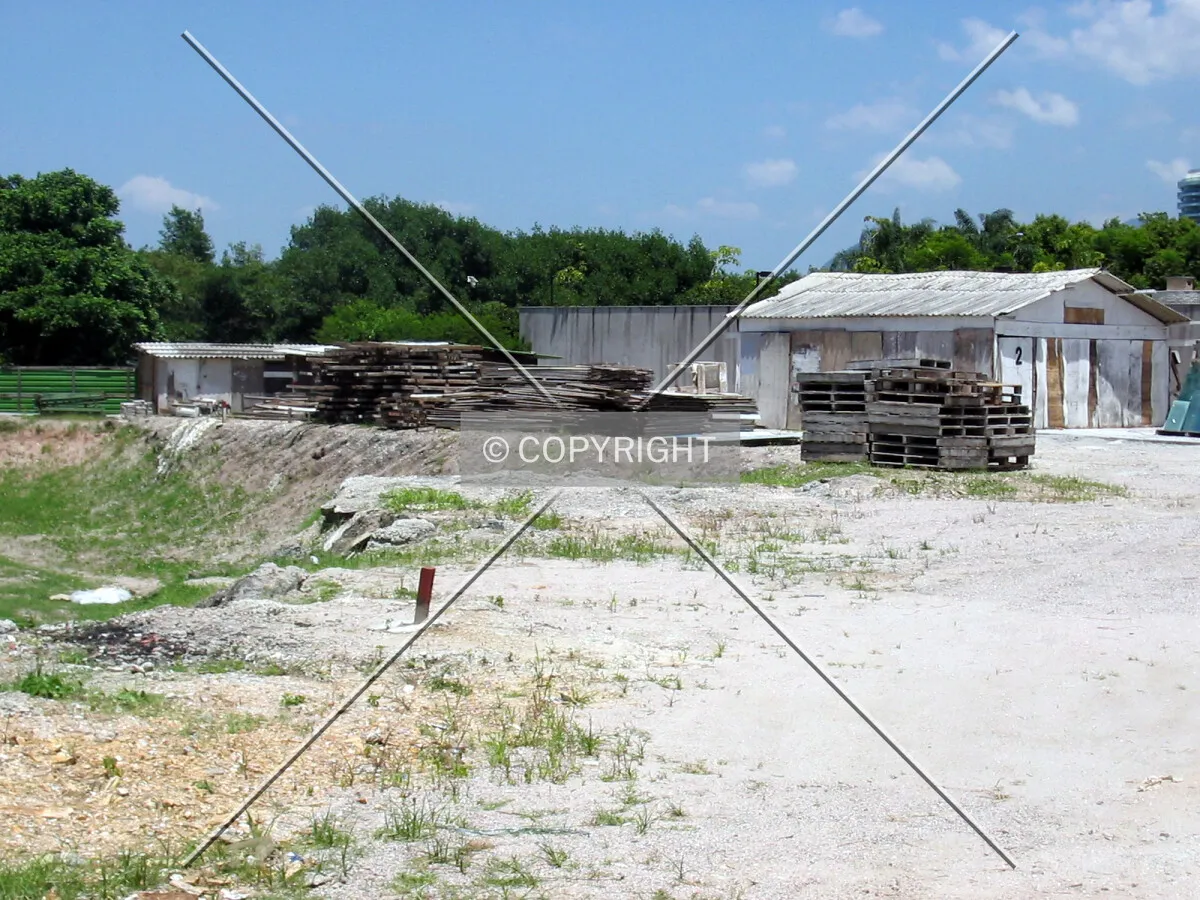 Lot before construction starts