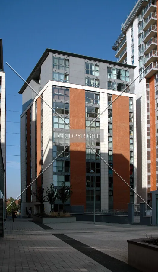 View from adjacent to the Adriatic Apartments