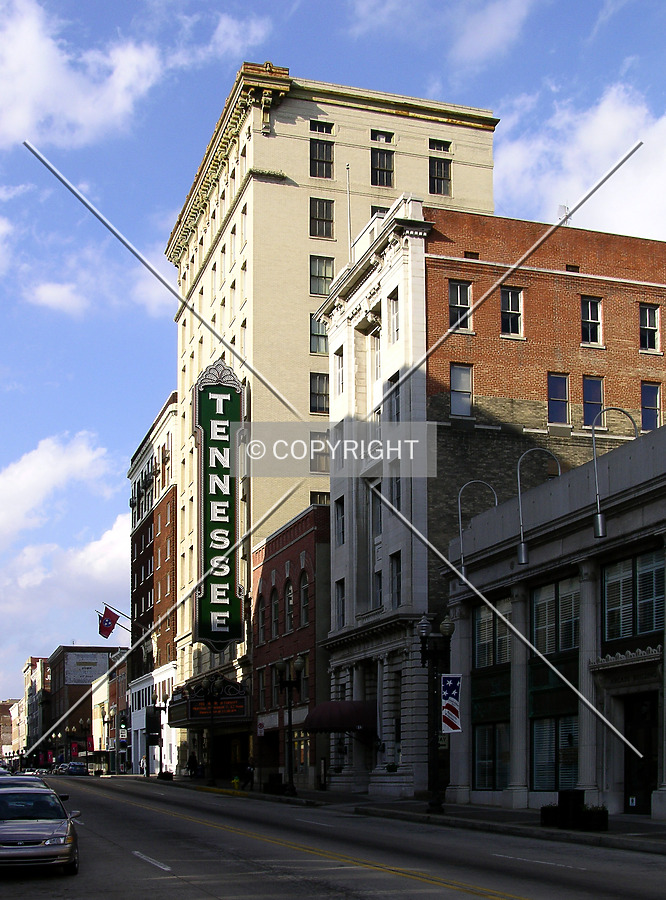 Looking north from South Gay Street