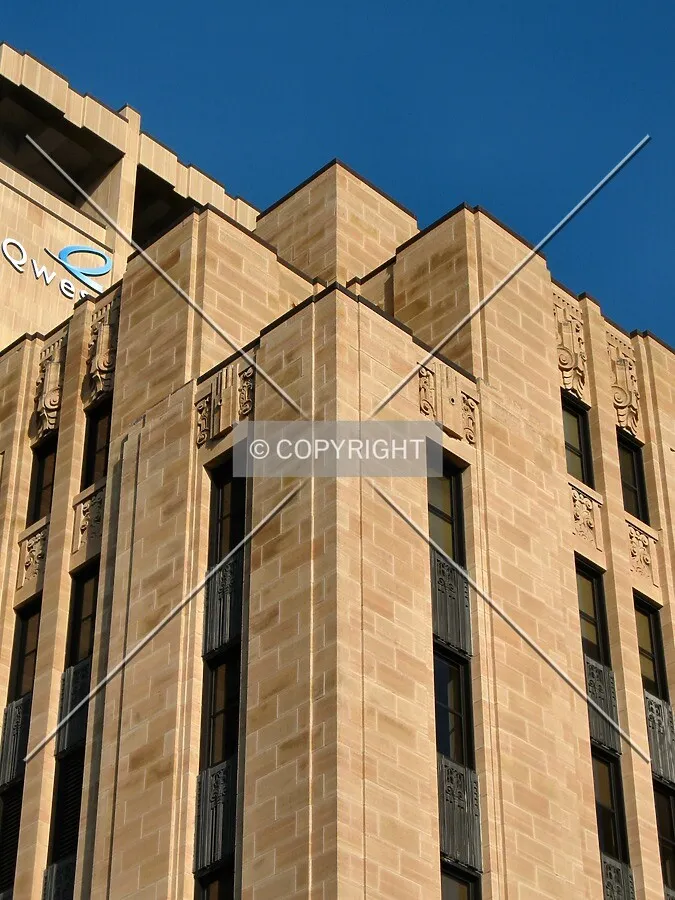 Looking up from Rice Park
