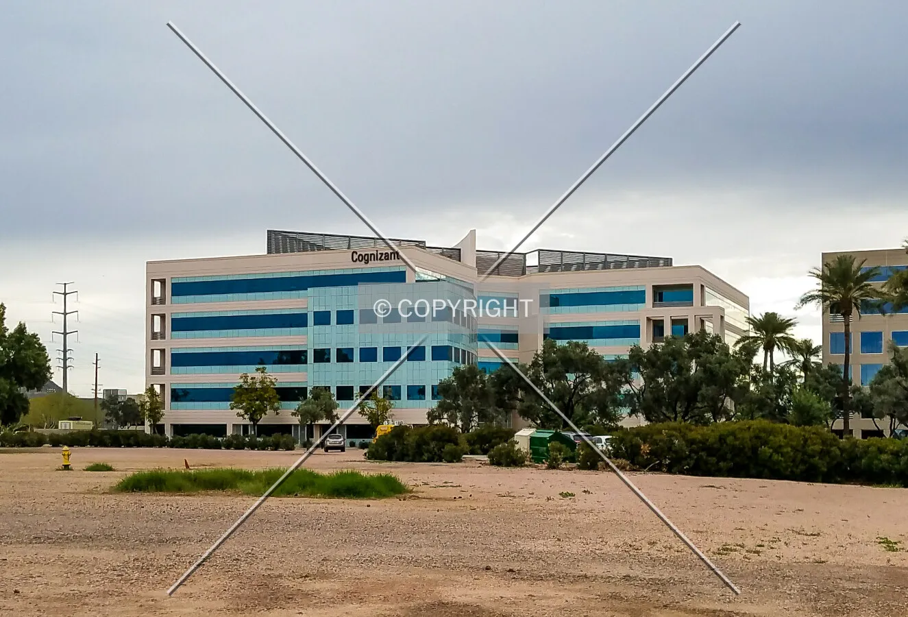 Southwest view; February 17, 2017