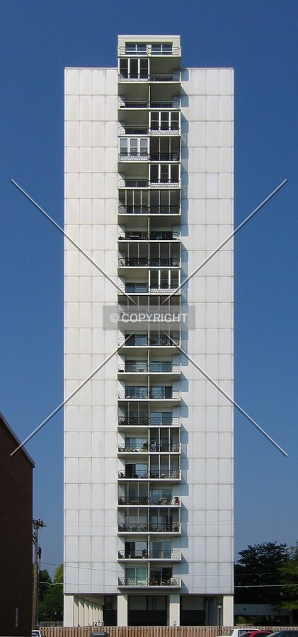 Full east elevation from Woodlawn Avenue