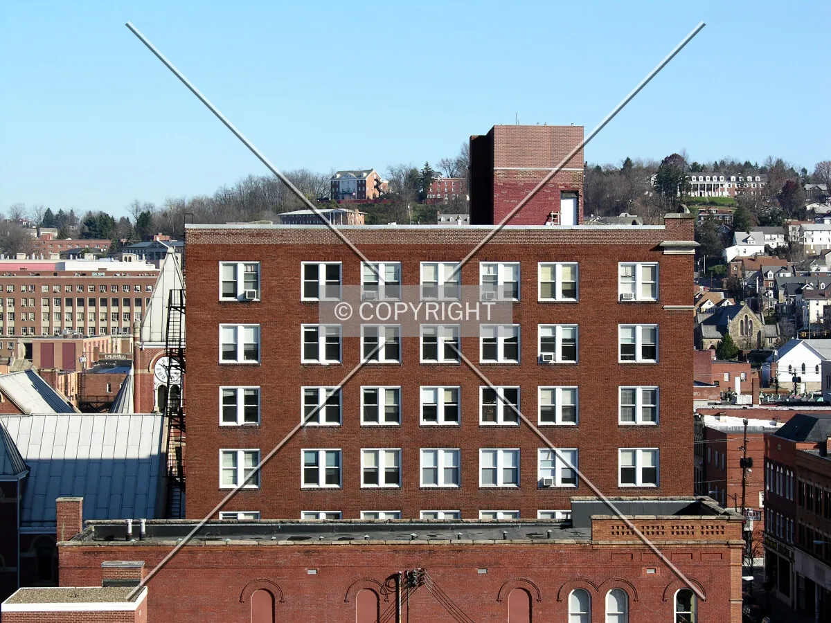 Upper floors from the south