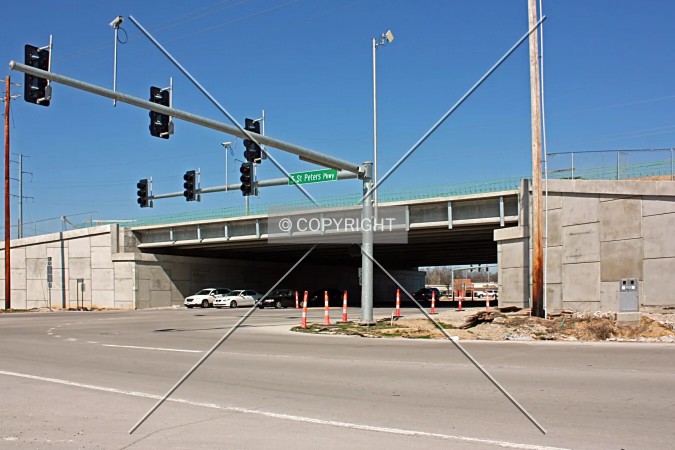 View from the southeast