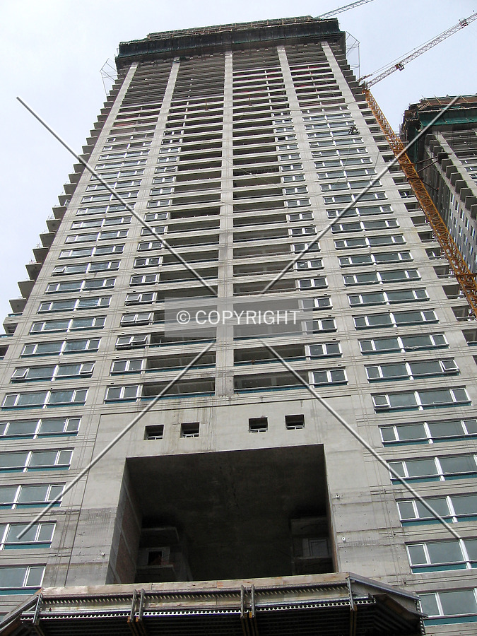 Looking up the west side