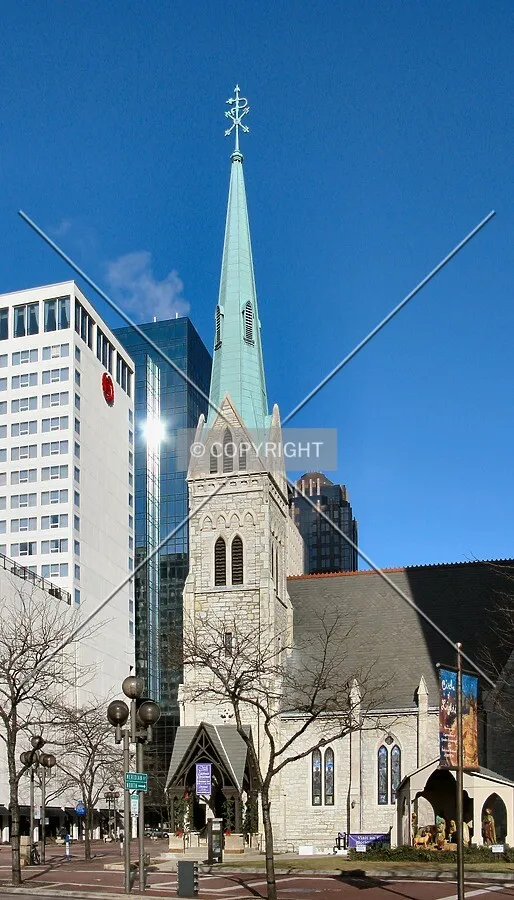 View to the north from Monument Circle