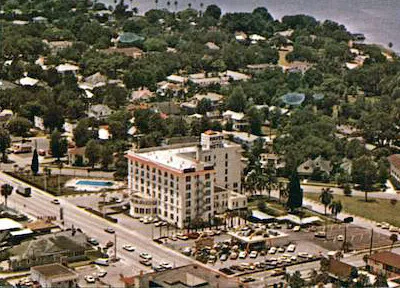 Vintage view from the northeast