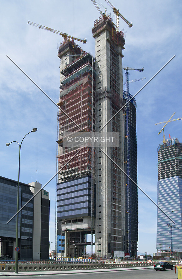 View from Paseo de la Castellana