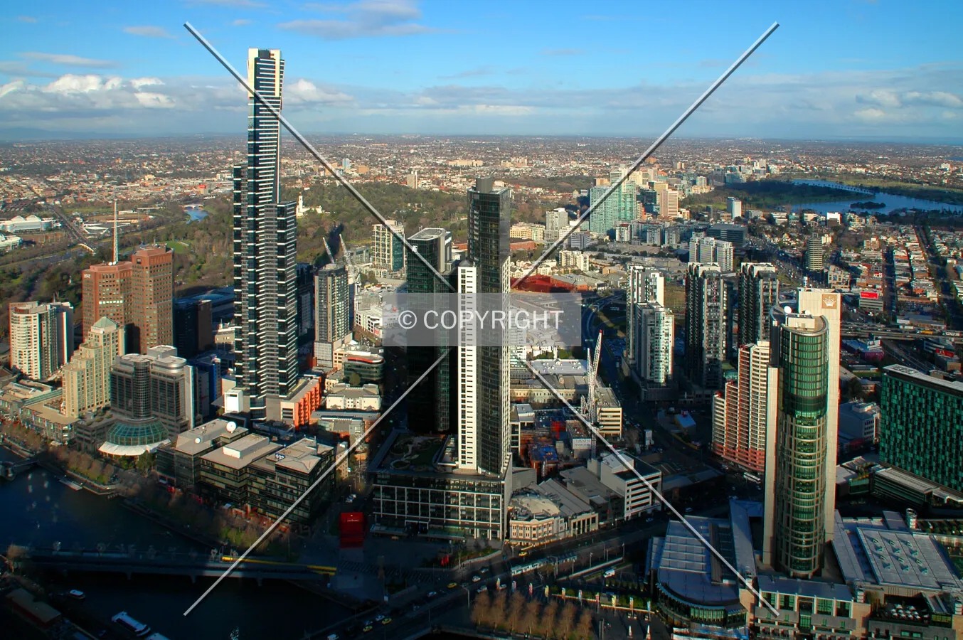 As seen from Rialto Towers