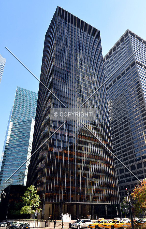 View from the northwest at Park Avenue and 53rd Street