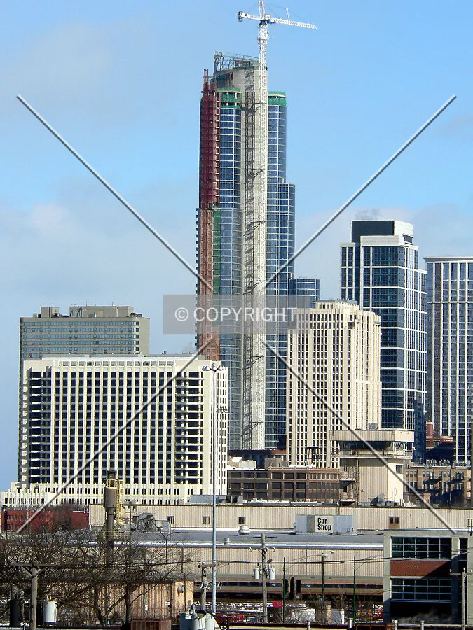 View to the east from the Dan Ryan Expressway