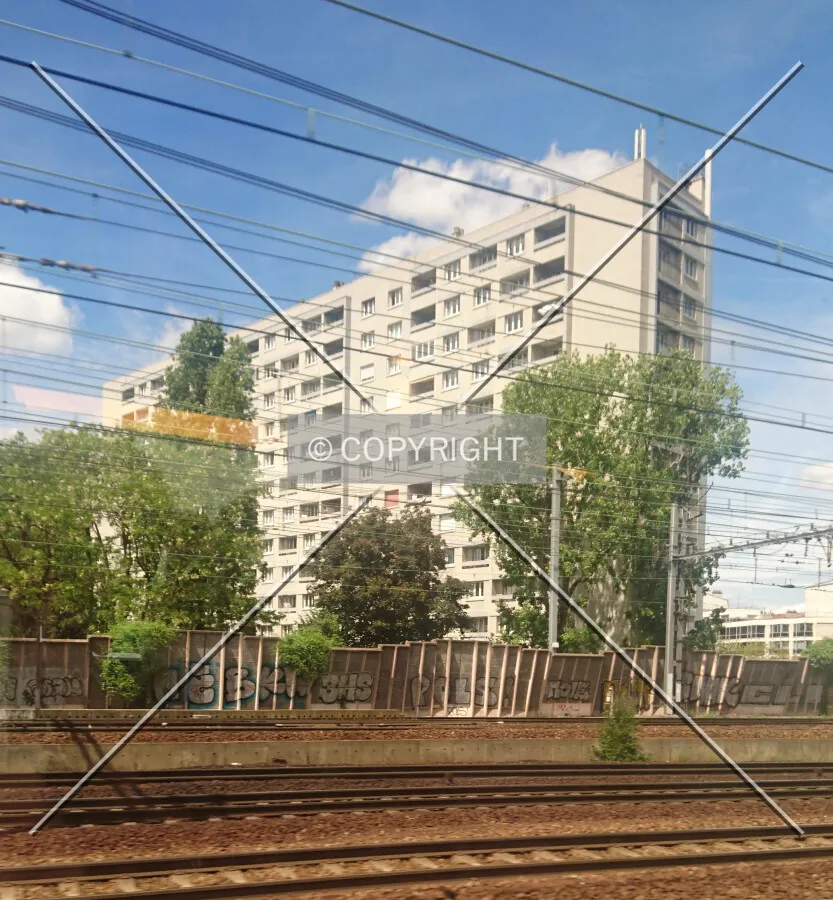 Southeast view from the railway.