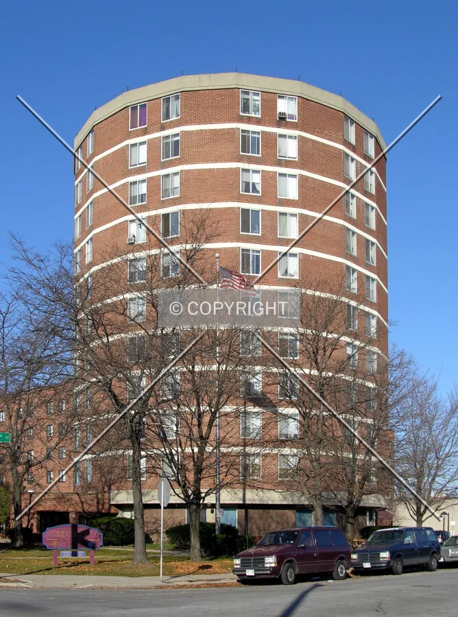 From across West Becher Street to the southeast
