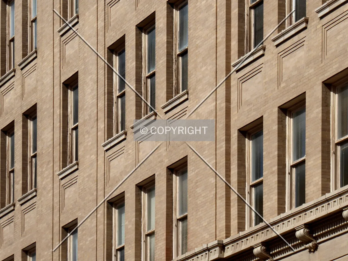 Western facade detail