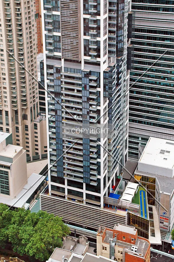 Bottom half of the building