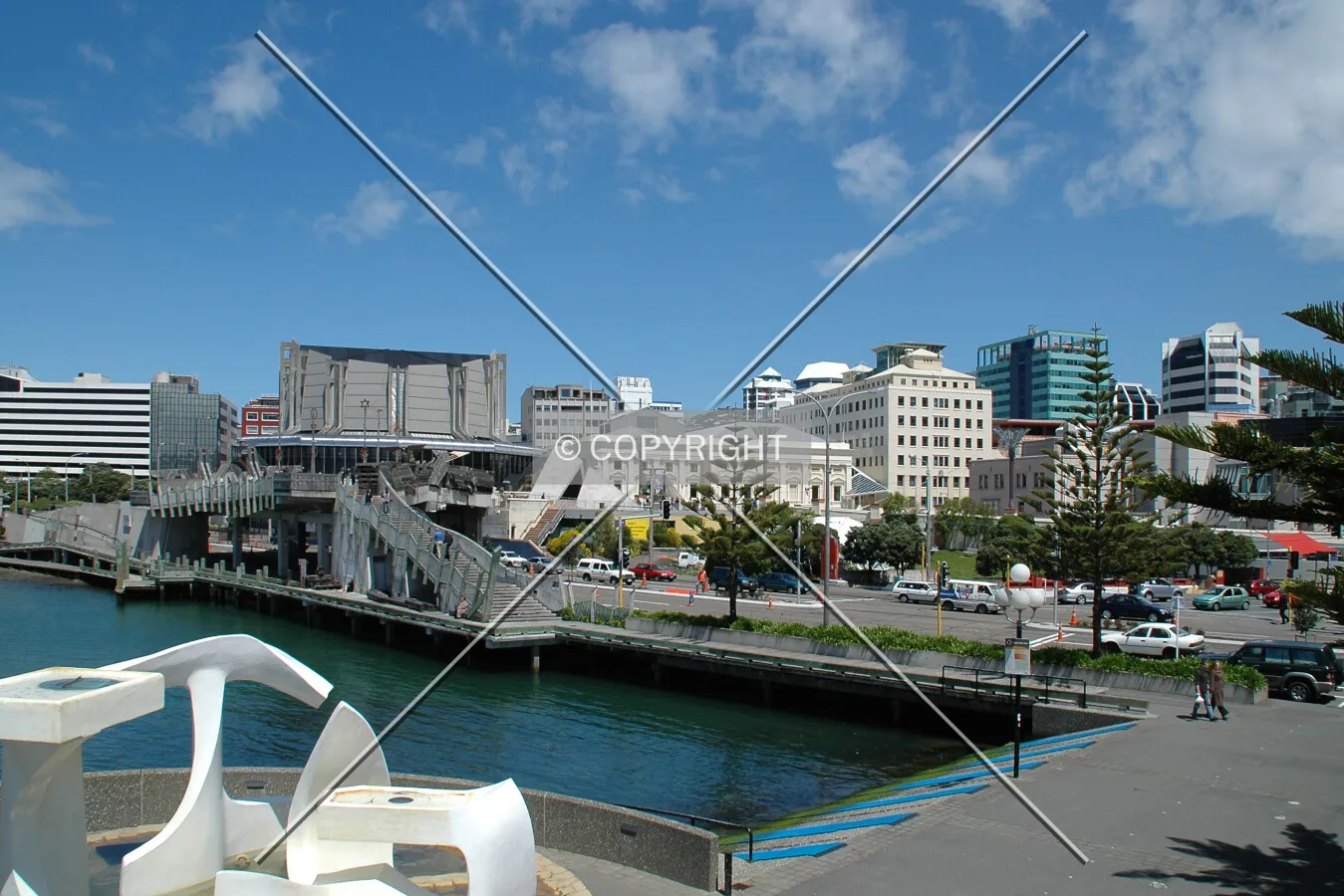 View towards Jervois Quay