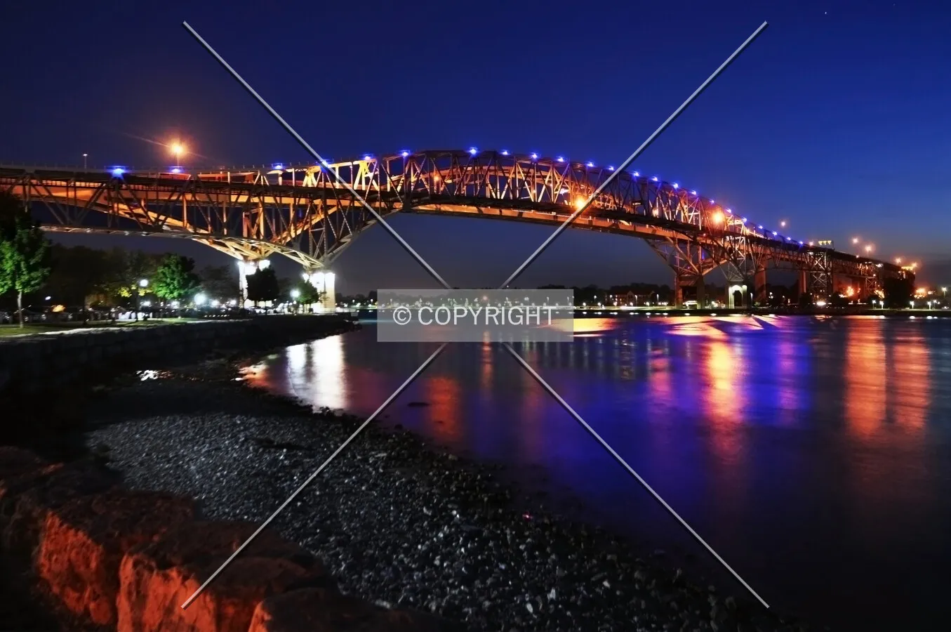 Blue Water Bridge, Sarnia, Ontario, Canada