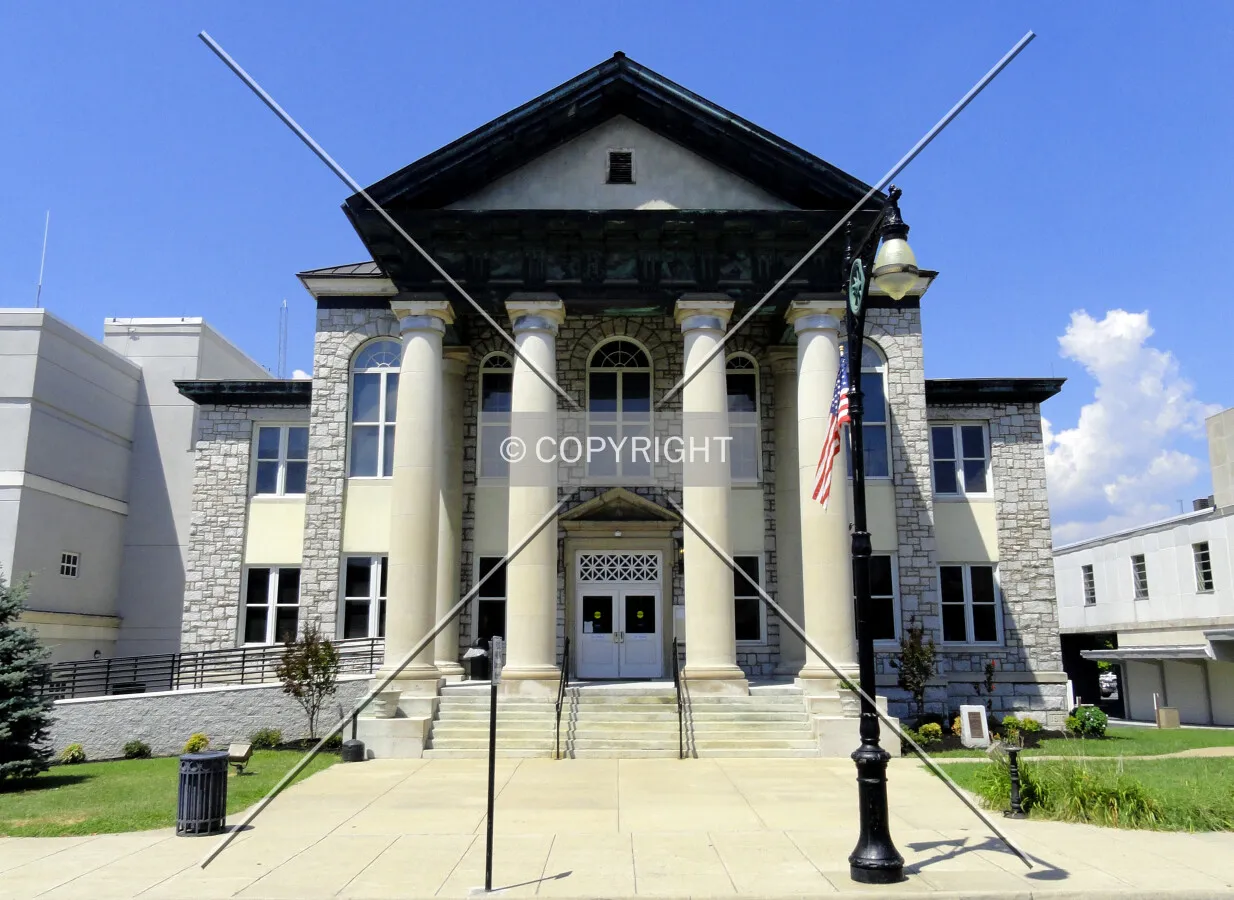 From across West Main Street to the southeast