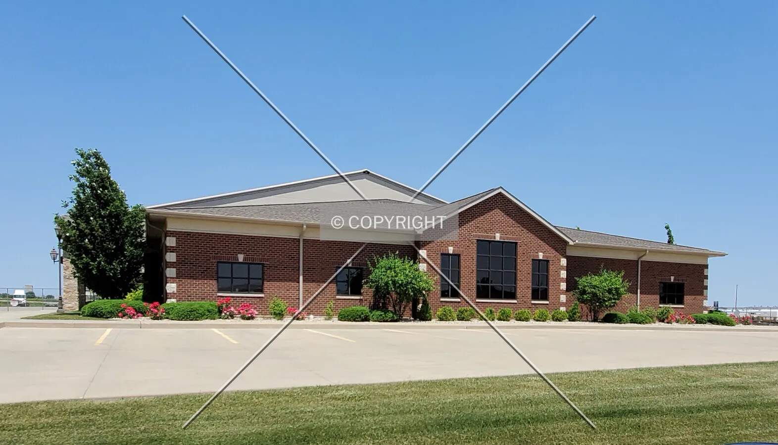 Southwest view; June 6, 2020