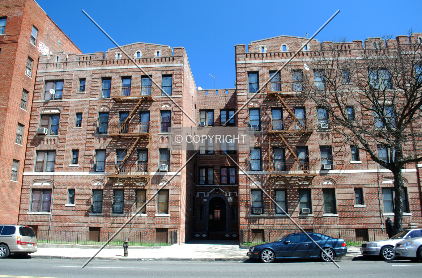 Viewed from Ocean Avenue