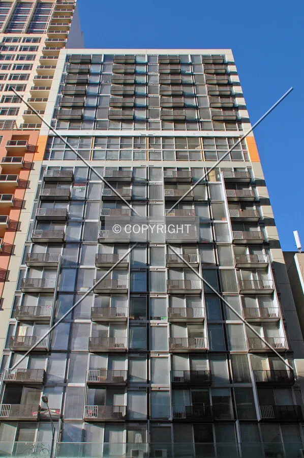 Looking up from Lonsdale Street