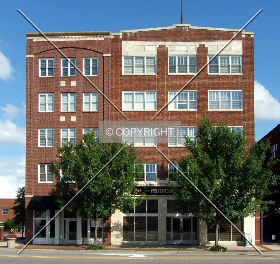 View from the northwest on Main Street