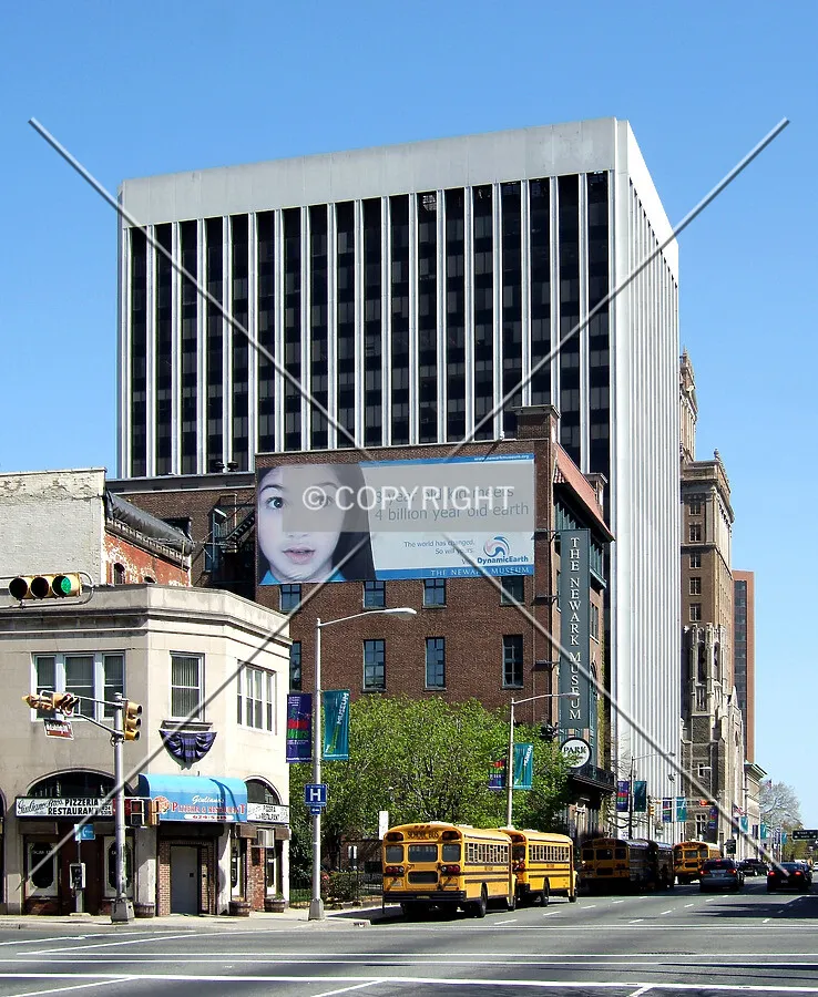 View from the southwest along Washington Street