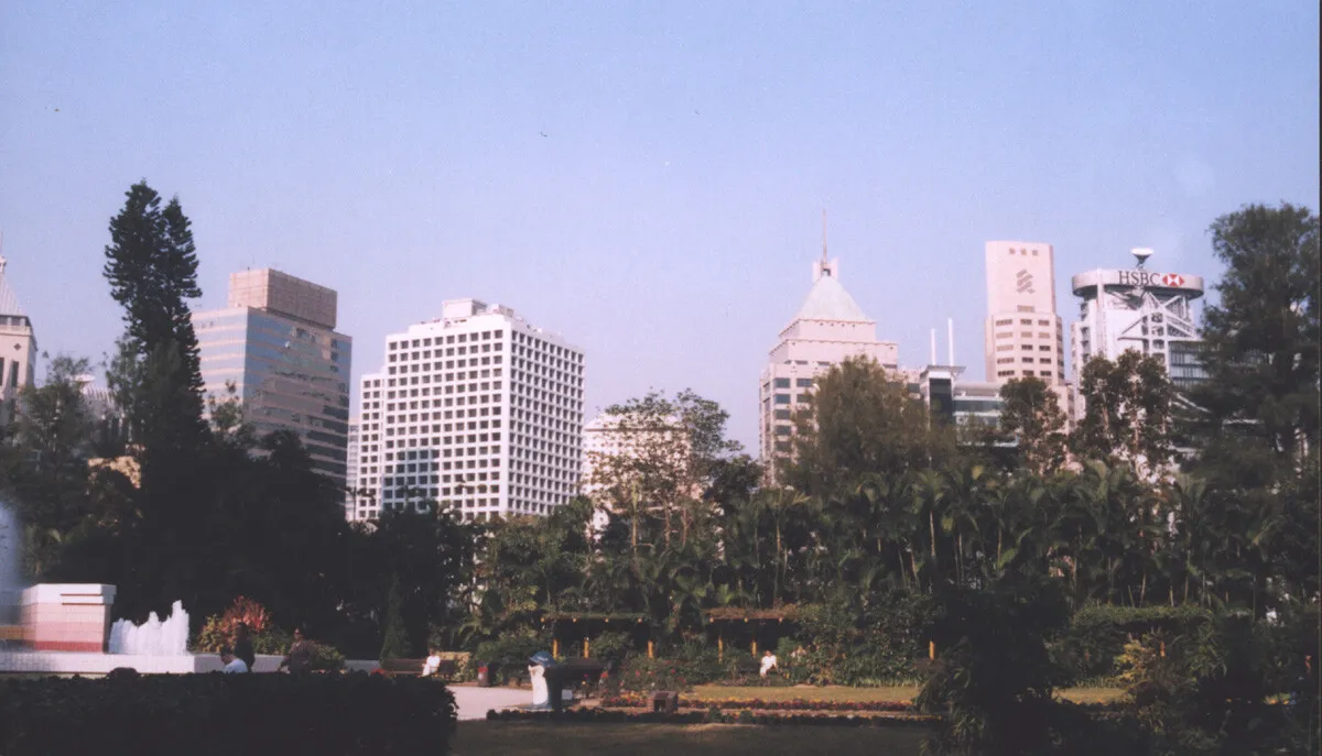 Rooftops at Central as seen from Botanical Garden