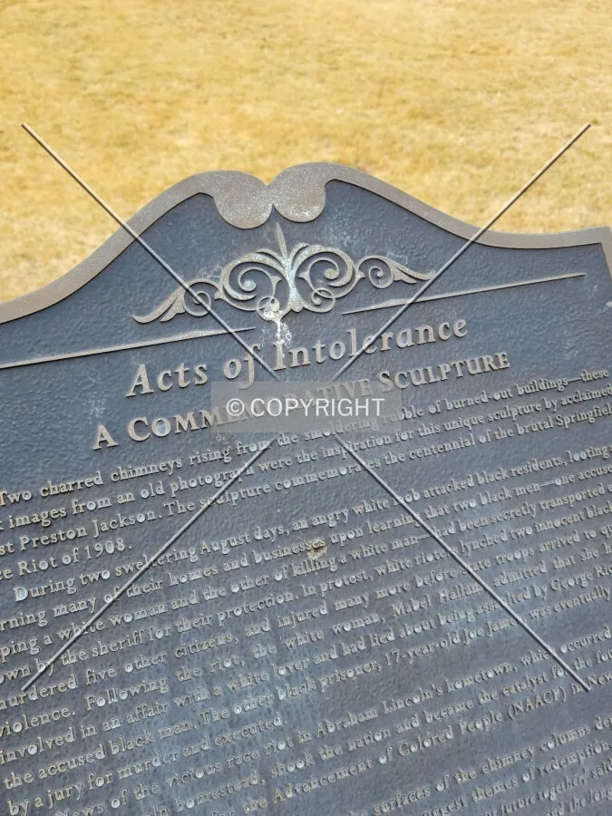 Sign describing the sculpture, Saturday, February 21, 2026