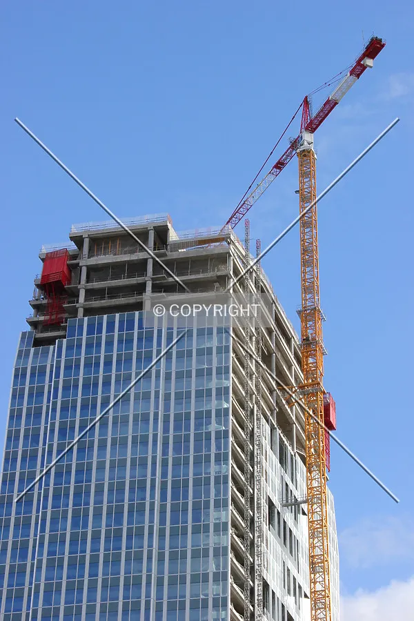 Top floors viewed from the northwest.