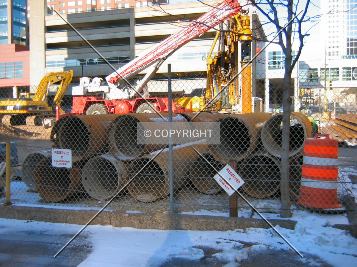 Steel tubes used for caissons