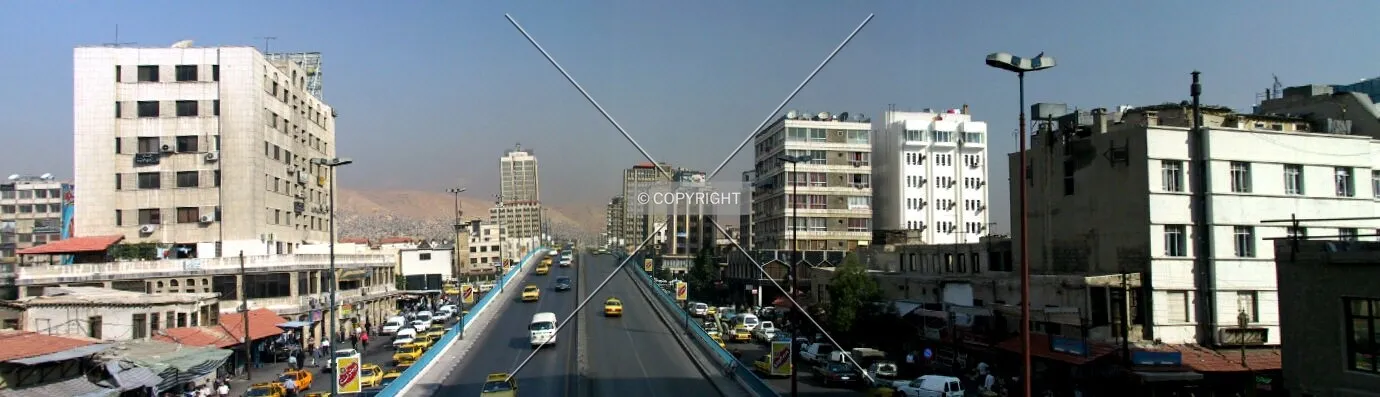 Looking north along Ath-Thaura Avenue