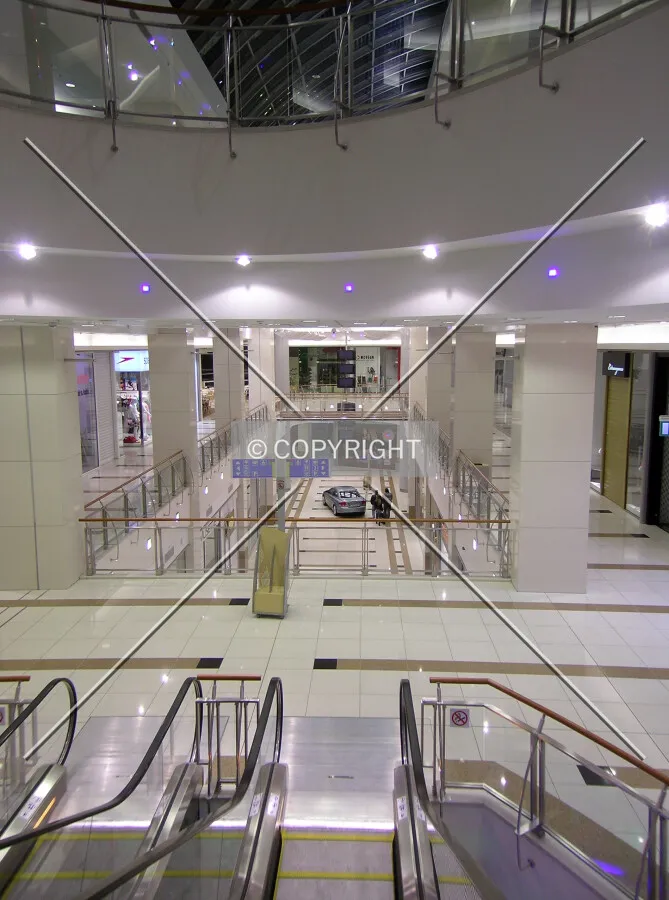 As seen from the escalator between levels 2 and 3