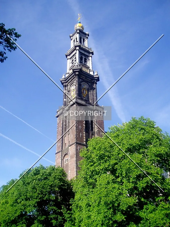 The enormous tower, also known individually as the Westertoren
