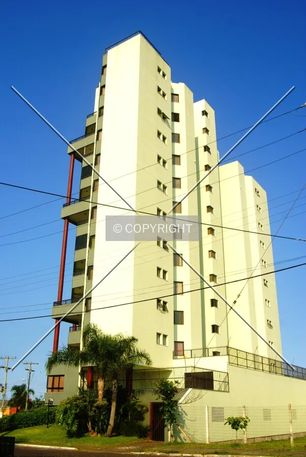Rear view seen from across Silva Jardim Avenue