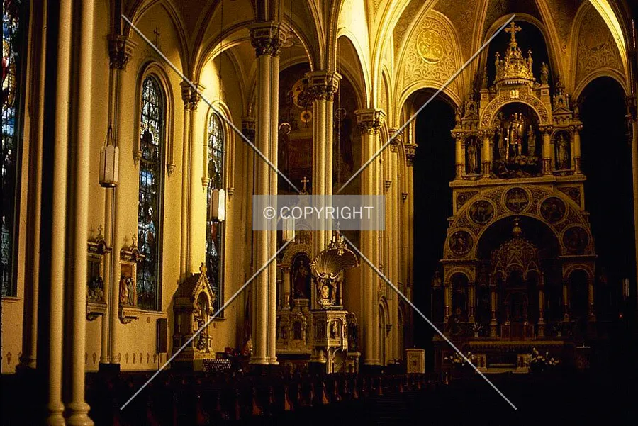 Inside the nave