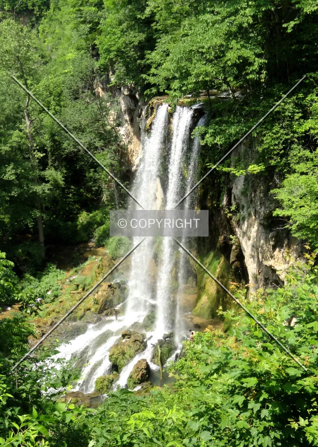 Falling Spring Falls from the south
