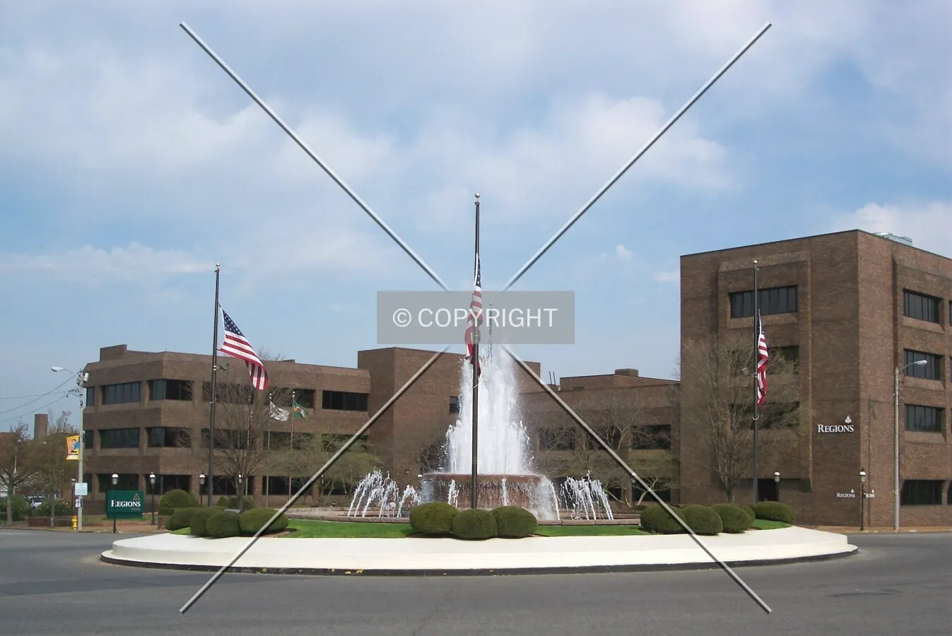 View from the southeast across Public Square; April 10, 2005