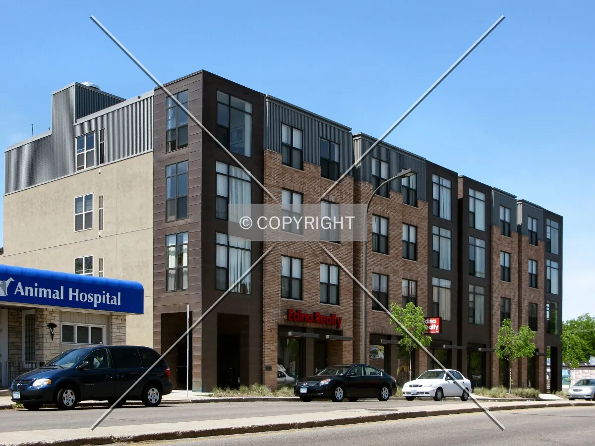 View to the northwest across Lyndale Avenue South