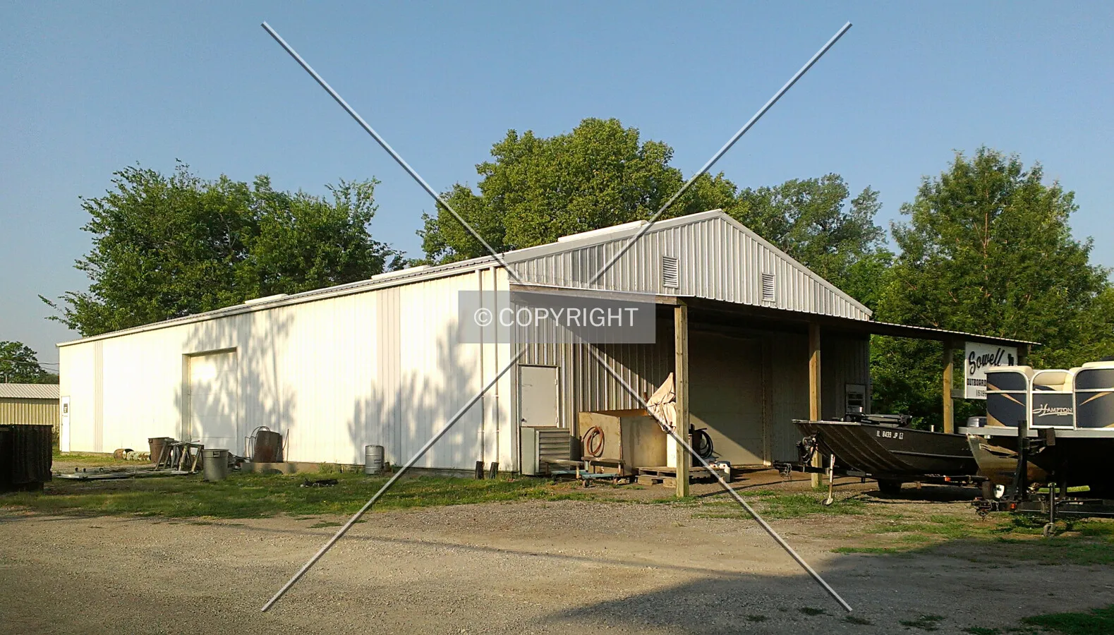 View from the northeast